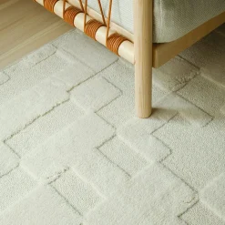 VM Carpet Domino-villamatto, pyöreä